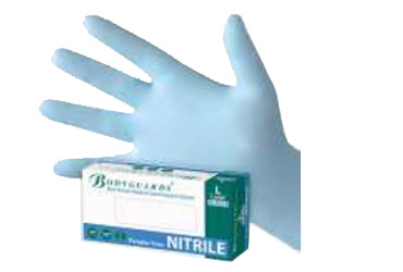 Blue Nitrile Gloves Medium
