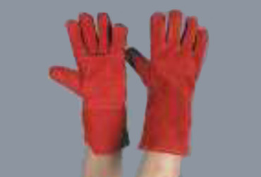Red PVC Gauntlet